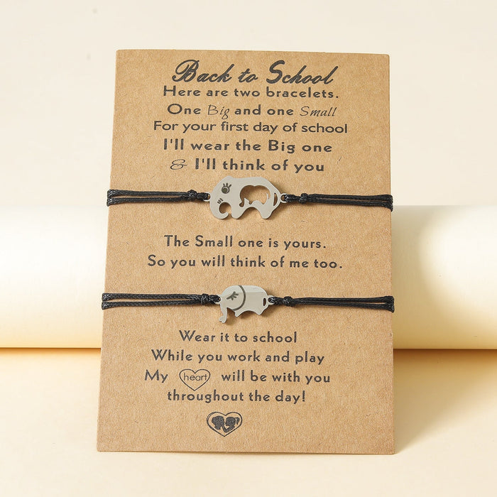 Wholesale stainless steel elephant weaving bracelet JDC-BT-LanT009 Bracelet 阆天 Wholesale Jewelry JoyasDeChina Joyas De China