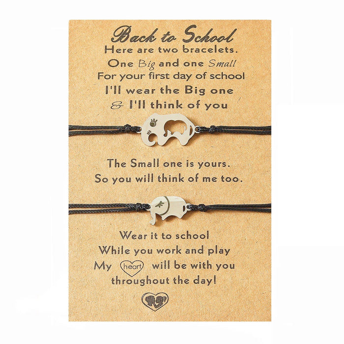 Wholesale stainless steel elephant weaving bracelet JDC-BT-LanT009 Bracelet 阆天 Wholesale Jewelry JoyasDeChina Joyas De China