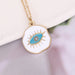 Wholesale stainless steel Eye Necklace JDC-NE-Bingm003 NECKLACE 冰萌 1# Wholesale Jewelry JoyasDeChina Joyas De China
