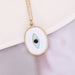 Wholesale stainless steel Eye Necklace JDC-NE-Bingm003 NECKLACE 冰萌 2# Wholesale Jewelry JoyasDeChina Joyas De China