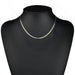 Wholesale Stainless Steel Flat Snake Bone Chain Necklace JDC-NE-HF004 Necklaces 泓飞 steel 2.5mm*40+5cm Wholesale Jewelry JoyasDeChina Joyas De China