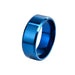 Wholesale stainless steel frosted ring JDC-RS-Dingc004 Rings 顶潮 bule 6 Wholesale Jewelry JoyasDeChina Joyas De China