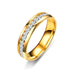 Wholesale Stainless steel full diamond ring JDC-RS-TS053 Rings 腾穗 black 6# Wholesale Jewelry JoyasDeChina Joyas De China