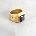 Wholesale Stainless Steel Gemstone Rings JDC-RS-MRD028 Rings 美日德 black 7 Wholesale Jewelry JoyasDeChina Joyas De China