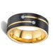 Wholesale Stainless steel gold and diamond ring JDC-RS-TS038 Rings 腾穗 Wholesale Jewelry JoyasDeChina Joyas De China