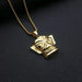 Wholesale stainless steel gold-plated pendant Charms JDC-CS-FY016 charms 福友 Gold single pendant Wholesale Jewelry JoyasDeChina Joyas De China