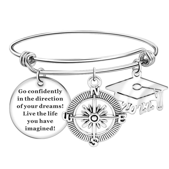 Wholesale Stainless Steel Graduation Season Bracelet JDC-BT-Mail002 Bracelet 麦伦 A Wholesale Jewelry JoyasDeChina Joyas De China