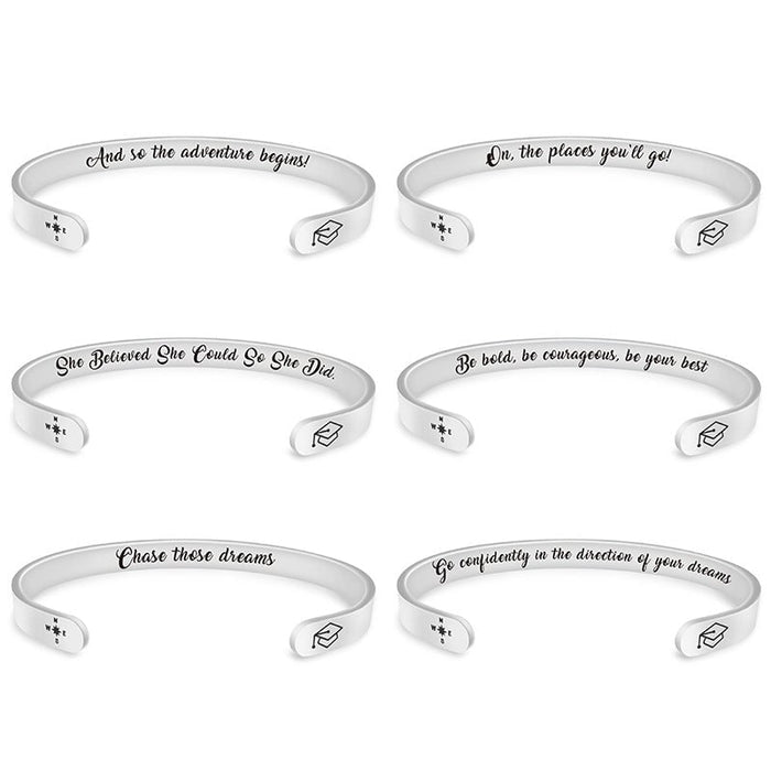 Wholesale Stainless Steel Graduation Season Bracelets JDC-BT-GangGu003 Bracelet 钢古 Wholesale Jewelry JoyasDeChina Joyas De China
