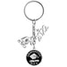Wholesale Stainless Steel Graduation Season Keychain JDC-KC-Mail002 Keychains 麦伦 A 25MM Wholesale Jewelry JoyasDeChina Joyas De China