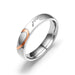 Wholesale Stainless steel half peach heart ring JDC-RS-TS010 Rings 腾穗 Women's4# Wholesale Jewelry JoyasDeChina Joyas De China