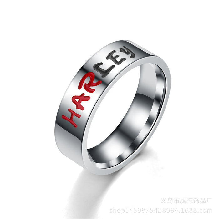 Wholesale Stainless steel HARLEY ring JDC-RS-TS008 Rings 腾穗 Wholesale Jewelry JoyasDeChina Joyas De China