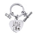 Wholesale Stainless Steel Heart Shape Graduation Season Gift Metal Keychain JDC-KC-GangGu018 Keychains 钢古 Wholesale Jewelry JoyasDeChina Joyas De China