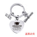 Wholesale Stainless Steel Heart Shape Graduation Season Gift Metal Keychain JDC-KC-GangGu018 Keychains 钢古 2022BYX005 Wholesale Jewelry JoyasDeChina Joyas De China