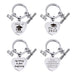 Wholesale Stainless Steel Heart Shape Graduation Season Gift Metal Keychain JDC-KC-GangGu018 Keychains 钢古 Wholesale Jewelry JoyasDeChina Joyas De China
