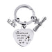 Wholesale Stainless Steel Heart Shape Graduation Season Gift Metal Keychain JDC-KC-GangGu018 Keychains 钢古 Wholesale Jewelry JoyasDeChina Joyas De China