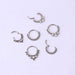 Wholesale stainless steel inlaid zircon piercing Nose studs MOQ≥2 JDC-NS-HengS005 Piercings 亨森 Wholesale Jewelry JoyasDeChina Joyas De China