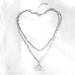 Wholesale stainless steel letter D necklace JDC-NE-YinX047 NECKLACE 伊杏 Wholesale Jewelry JoyasDeChina Joyas De China