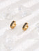 Wholesale stainless steel letter Earrings JDC-ES-MiMeng007 Earrings 米萌 White Earrings Wholesale Jewelry JoyasDeChina Joyas De China