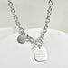 Wholesale stainless steel love heart necklace JDC-NE-YinX026 NECKLACE 伊杏 Wholesale Jewelry JoyasDeChina Joyas De China