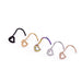 Wholesale stainless steel love nose clip JDC-NS-ZeS012 Piercings 泽森 Colorful Wholesale Jewelry JoyasDeChina Joyas De China