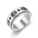 Wholesale Stainless steel lucky cat ring JDC-RS-TS001 Rings 腾穗 6MMSmall flower 6# Wholesale Jewelry JoyasDeChina Joyas De China