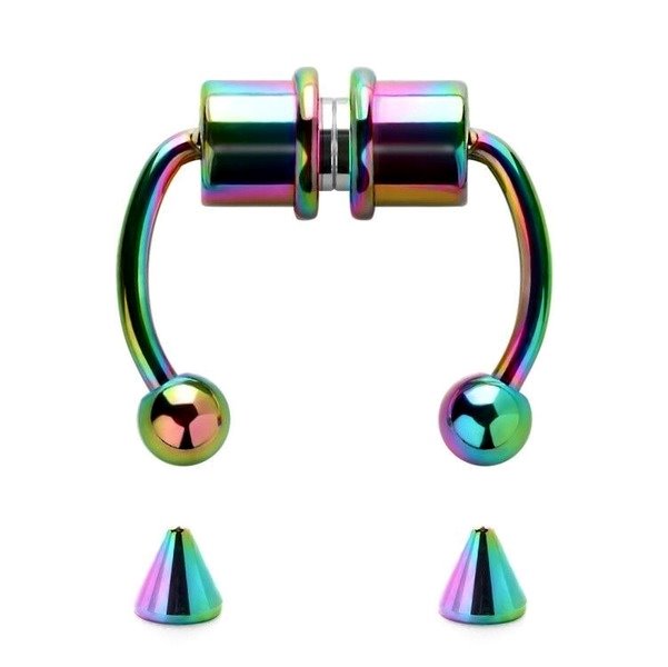 Wholesale stainless steel magnet Nose Clip JDC-NS-ZeS009 Piercings 泽森 Wholesale Jewelry JoyasDeChina Joyas De China