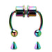 Wholesale stainless steel magnet Nose Clip JDC-NS-ZeS009 Piercings 泽森 Colorful Wholesale Jewelry JoyasDeChina Joyas De China
