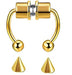 Wholesale stainless steel magnet nose ring JDC-NS-Fanp001 Piercings 梵佩 gold Wholesale Jewelry JoyasDeChina Joyas De China