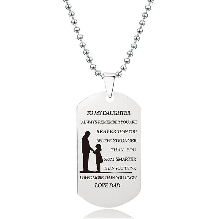 Wholesale Stainless Steel Military Brand Father's Day Mother's Day Necklace MOQ≥2 JDC-NE-GangGu001 Necklaces 钢古 Wholesale Jewelry JoyasDeChina Joyas De China