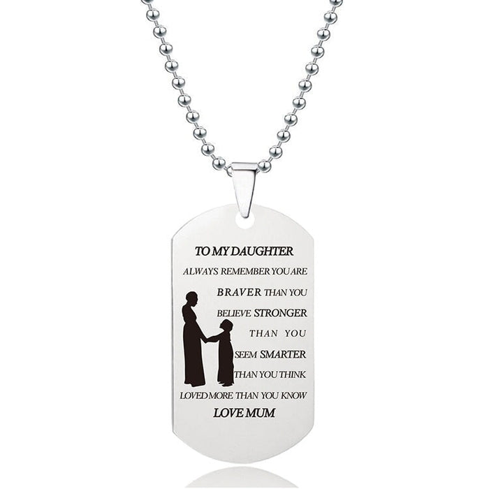 Wholesale Stainless Steel Military Brand Father's Day Mother's Day Necklace MOQ≥2 JDC-NE-GangGu001 Necklaces 钢古 MOQ2 W00008 Wholesale Jewelry JoyasDeChina Joyas De China