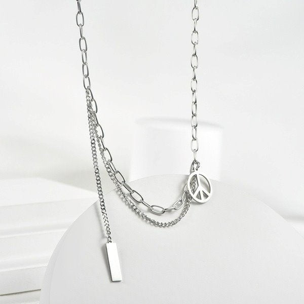 Wholesale stainless steel necklace JDC-NE-YinX001 NECKLACE 伊杏 Wholesale Jewelry JoyasDeChina Joyas De China