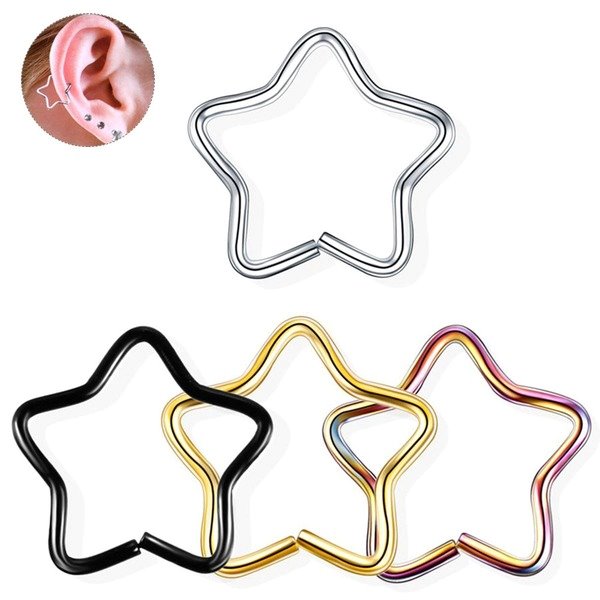 Wholesale stainless steel nose clip ear clip JDC-NS-Chengy006 Piercings 辰亚 Wholesale Jewelry JoyasDeChina Joyas De China