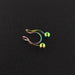 Wholesale stainless steel nose ring JDC-NS-Fanp007 Piercings 梵佩 8mm color Wholesale Jewelry JoyasDeChina Joyas De China