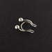 Wholesale stainless steel nose ring JDC-NS-Fanp007 Piercings 梵佩 8mm silver Wholesale Jewelry JoyasDeChina Joyas De China