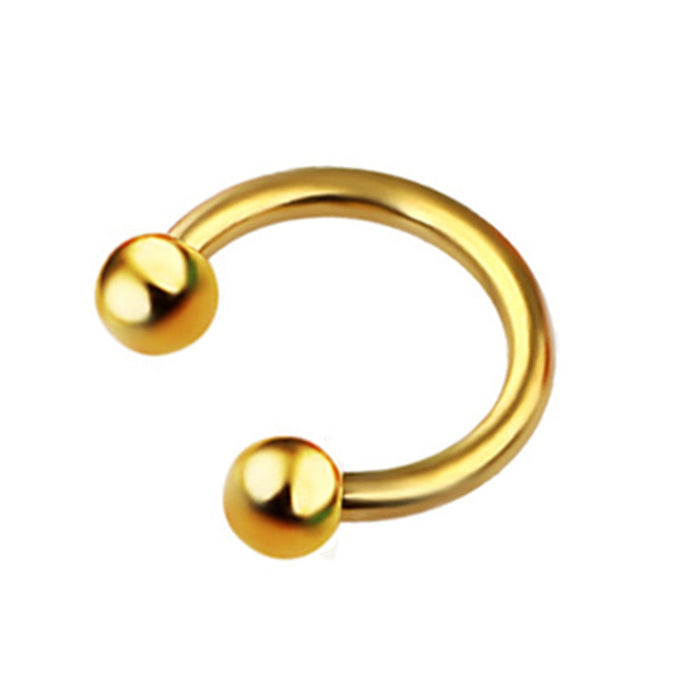 Wholesale stainless steel nose ring nose nails JDC-NS-Chengy003 Piercings 辰亚 A gold Wholesale Jewelry JoyasDeChina Joyas De China