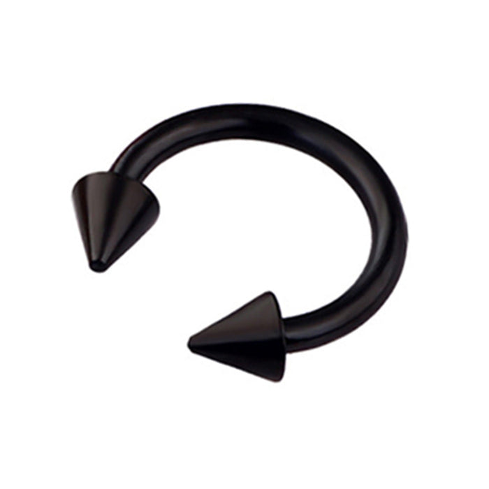 Wholesale stainless steel nose ring nose nails JDC-NS-Chengy003 Piercings 辰亚 B black Wholesale Jewelry JoyasDeChina Joyas De China