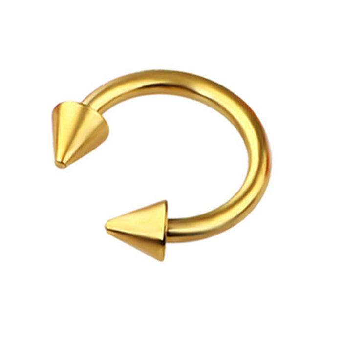 Wholesale stainless steel nose ring nose nails JDC-NS-Chengy005 Piercings 辰亚 gold Wholesale Jewelry JoyasDeChina Joyas De China