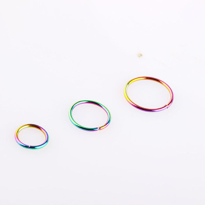 Wholesale Stainless Steel Nose Ring Piercing JDC-NS-Fanp002 Piercings 梵佩 color 6mm Wholesale Jewelry JoyasDeChina Joyas De China
