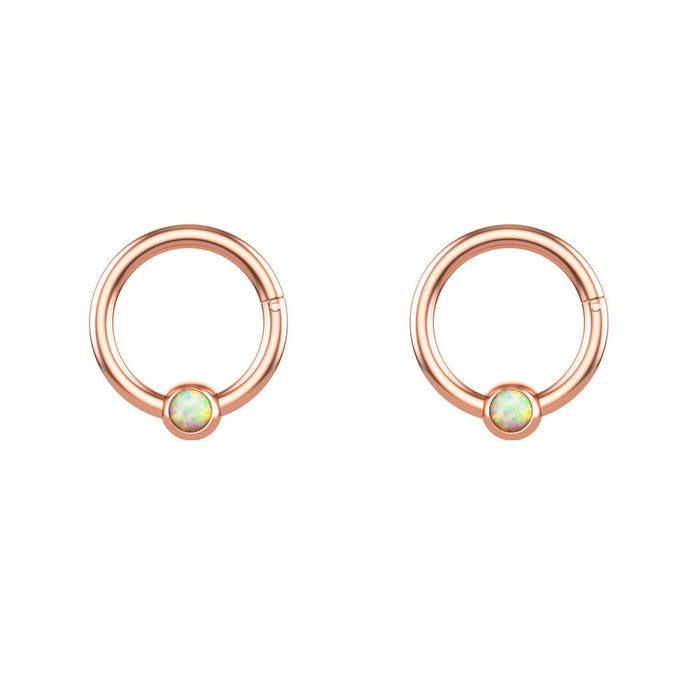 Wholesale Stainless Steel Nose Ring puncture JDC-NS-WH003 Piercings 威怀 roes gold Wholesale Jewelry JoyasDeChina Joyas De China