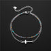 Wholesale stainless steel oil dripping cross double-layer Bracelet JDC-BT-Mingm005 Bracelets 敏萌 Wholesale Jewelry JoyasDeChina Joyas De China