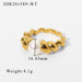 Wholesale Stainless steel pearl bread ring women JDC-RS-JD255 Rings JoyasDeChina 201589-WT 6 Wholesale Jewelry JoyasDeChina Joyas De China