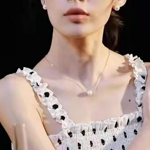 Wholesale Stainless steel pearl necklace pendant for women JDC-NE-JD268 necklaces JoyasDeChina Wholesale Jewelry JoyasDeChina Joyas De China