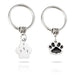 Wholesale Stainless Steel Pet Footprint Keychain JDC-KC-Mail004 Keychains 麦伦 Wholesale Jewelry JoyasDeChina Joyas De China