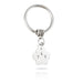 Wholesale Stainless Steel Pet Footprint Keychain JDC-KC-Mail004 Keychains 麦伦 steel color 25MM coil Wholesale Jewelry JoyasDeChina Joyas De China