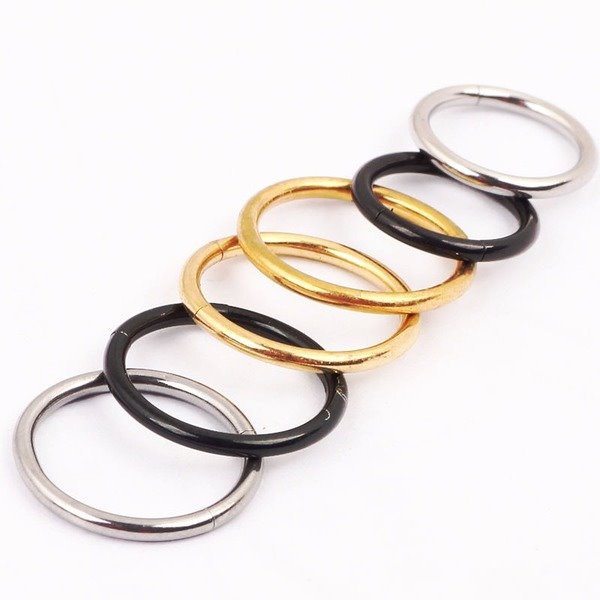 Wholesale Stainless Steel Piercing Nose Ring JDC-NS-Fanp006 Piercings 梵佩 Wholesale Jewelry JoyasDeChina Joyas De China