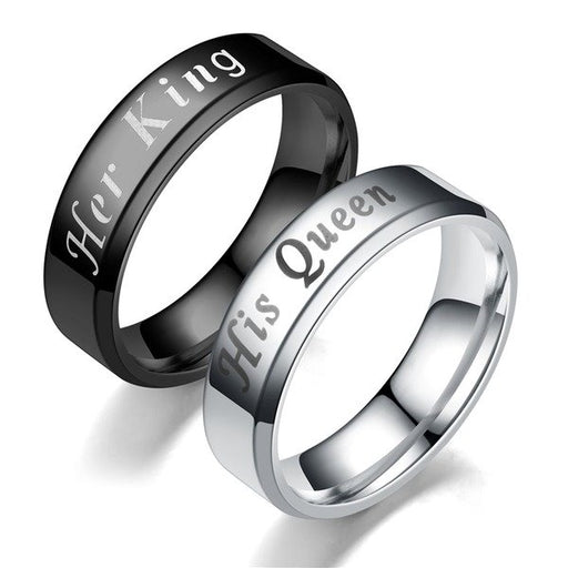 Wholesale Stainless Steel Queen Fashion Ring JDC-RS-TS024 Rings 腾穗 Wholesale Jewelry JoyasDeChina Joyas De China