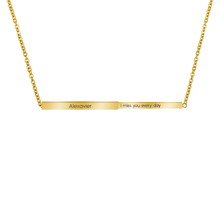 Wholesale stainless steel retractable mother's Day Necklace JDC-NE-Mail018 Necklaces 麦伦 Wholesale Jewelry JoyasDeChina Joyas De China