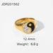 Wholesale Stainless steel Rhinestone black and white ring JDC-RS-JD256 Rings JoyasDeChina 201562 6 Wholesale Jewelry JoyasDeChina Joyas De China
