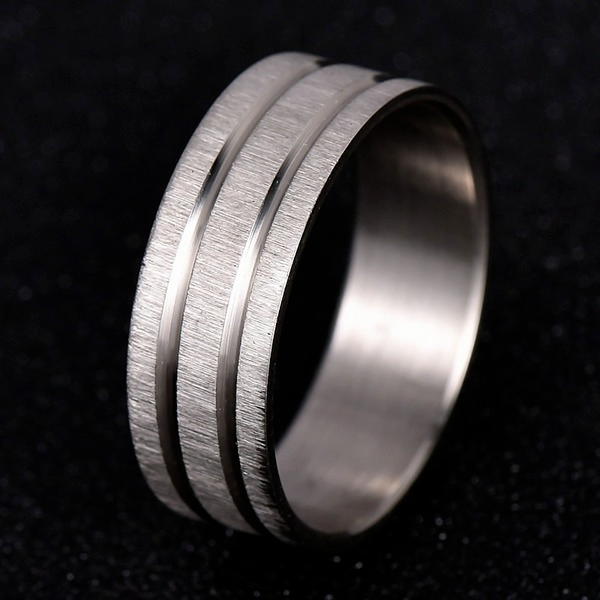 Bulk Jewelry Wholesale stainless steel ring pair ring can be rotated  JDC-RS-b007 Wholesale factory from China YIWU China
