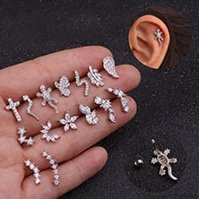 Wholesale stainless steel rod Earrings JDC-ES-Henst002 Earrings 亨森 Wholesale Jewelry JoyasDeChina Joyas De China